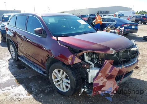 2016 Toyota Highlander Le из США, поврежденный, VIN 5TDZARFH1GS021615